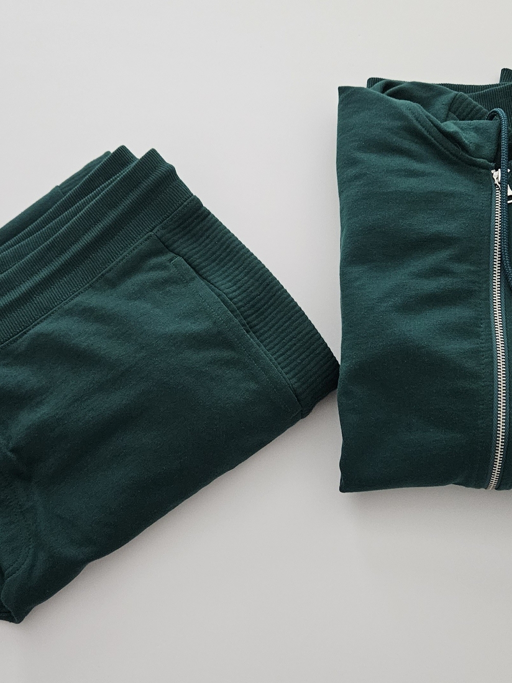 H&M Mens 2 Piece Hunter Green Tracksuit Set Size 2XL NWOT
